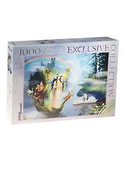 Пазл Step puzzle 1000 эл. Волшебное озеро (Глиттер) 79515