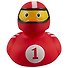 Игрушка для купания LiLaLu Уточка гонщик - 1