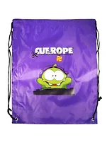 Мешок для сменной обуви "Cut the Rope" фиолетовый, 210d, полиэстер, Cut the Rope