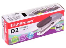Степлер «D2», Erich Krause, №10, 20 листов, в ассортименте