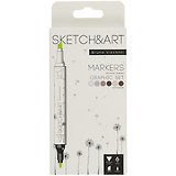 Маркеры для скетчинга 06цв "SKETCH&ART" Графика, Bruno Visconti