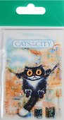 Магнит Cats in the City (Качели) - 1