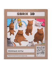 Сборная модель «Мемные коты», Mozabrick (20093)