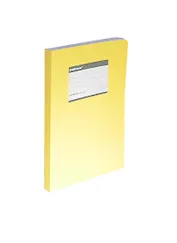 Тетрадь В5 120л кл. "Fluor" желтая, Erich Krause