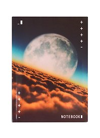 Книга для записей А5 80л кл. "Лунная соната" интегр.переплет, глянц.ламинация