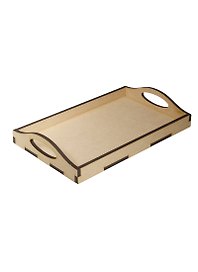 Поднос маленький (2160499) (26х16х5см) (МДФ) (упаковка)