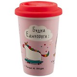 Стакан керамический Будни единорога (ПВХ бокс)