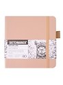 Скетчбук 12*12 80л "Sketchmarker" благородный беж, 140г/м2, слоновая кость, тв.обл.