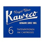 Картриджи, королевский синий, Kaweco, 6 штук - 0