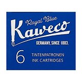 Картриджи KAWECO, королевский синий, 6 штук