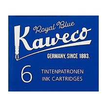 Картриджи, королевский синий, Kaweco, 6 штук
