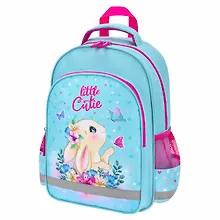 Рюкзак школьный «Pretty bunny» для девочки, 1–4 класс, 1 отделение, 3 кармана, 38 см, полиэстер, Пифагор