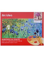 Картина по номерам Art Idea 40*50см. "Цветочная мелодия" (6+) (31цв.) (коробка) В044