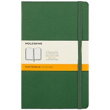 Книга для записей «Classic Large. Зеленый», А5, 120 листов, линованная, твердая обложка, Moleskine