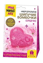 Набор для опытов "Шипучие бомбочки. Сердечко"