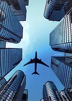 Книга для записей А5 160л кл. "Над городом" 7БЦ, мат.ламинация, выб.лак