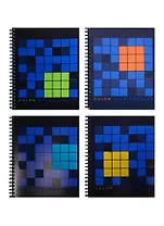 Тетрадь в клетку Unnika, "Калейдоскоп", 80 листов, в ассортименте