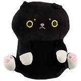 Мягкая игрушка  Кот сидит черный (35 см)