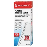 Пружины для переплета 10мм А4 100шт белые