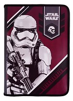 Папка для тетрадей А4 "Star Wars" пластик, молния с трех сторон, 32,5*23*2,5