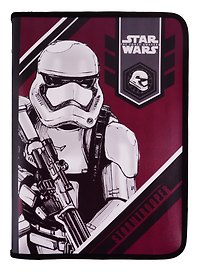 Папка для тетрадей А4 "Star Wars" пластик, молния с трех сторон, 32,5*23*2,5
