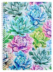 Тетрадь в клетку Listoff, Succulent, А4, 96 листов