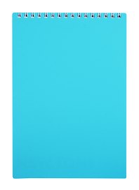 Блокнот А5 80л кл. "NEWtone PASTEL Незабудка" офсет 80г/м2, пласт.обл., гребень