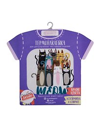 Термонаклейка для взрослых Kitties, 14 х 14 см