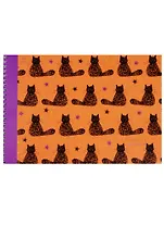 Альбом для рисования Unnika, "Кошачий орнамент (графика)", А4, 20 листов, на евроспирали