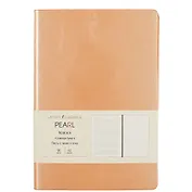 Недатированный ежедневник «Pearl», шампань, 96 листа, А5