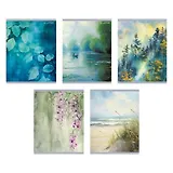 Тетрадь 48 листов в клетку "Живописная тетрадь", в ассортименте