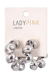 Серьги `LADY PINK` CHAIN CONNECTION (220327)