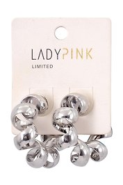 Серьги `LADY PINK` CHAIN CONNECTION (220327)