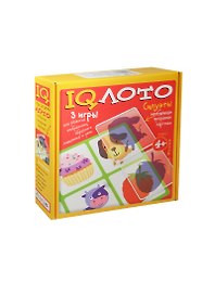 Лото «Силуэты» обучающее, комплект из трех игр, Айрис