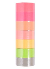 Бумажные клейкие ленты Пастель (661700) (15 мм) (3 м) (7 диз.) (упаковка) (Washi Tapes) (Остров сокровищ)