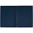 Папка адресная кожзам, синяя - 1