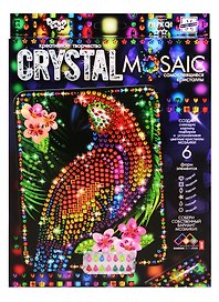 Набор для творчества ДАНКО-ТОЙС Crystal Mosaic Попугай