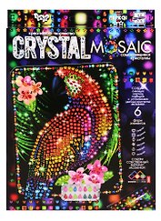 Набор для творчества ДАНКО-ТОЙС Crystal Mosaic Попугай