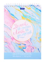 Скетчбук "Мысли позитивно", А5, 80 листов