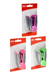 Степлер №24/6 мини, пластиковый, ассорти, блистер, Alldo