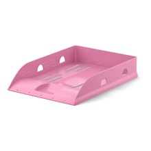 Лоток горизонтальный «Base Pastel», Erich Krause, пластиковый, розовый