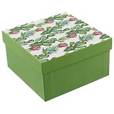 Подарочная коробка «Blooming cactus», 17 х 17 см