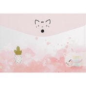 Папка на кнопке «Dream cat», А4