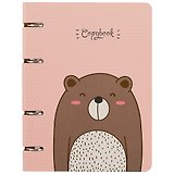 Тетрадь на кольцах в клетку Unnika, "Cute & Funny. Cute bear", 100 листов