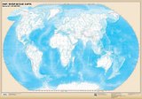 Настенная карта. Мир. Физическая карта. Настенная контурная карта. Масштаб (1: 28 000 000)