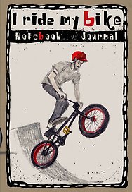 Блокнот «I Ride My Bike. В шлеме», А5, Эксмо