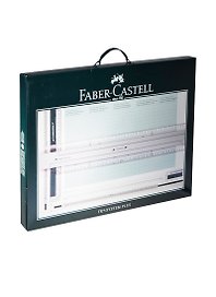 Доска чертежная А3 "TK-SYSTEM" с подвижной магнитной линейкой, Faber-Castell 