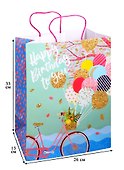 Пакет А4 33*26*13 "Воздушные шарики",нейтр.,бум.мат.ламинат - 1