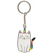 Брелок My lucky charm Котик-единорог (металл) (12-07150-736472)