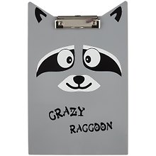 Планшет «Crazy raccoon», А4, пластик, фигурный